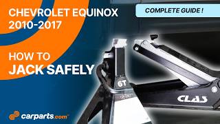How to jack your 2010 - 2017 Chevrolet Equinox safely? ⬆ 🚗