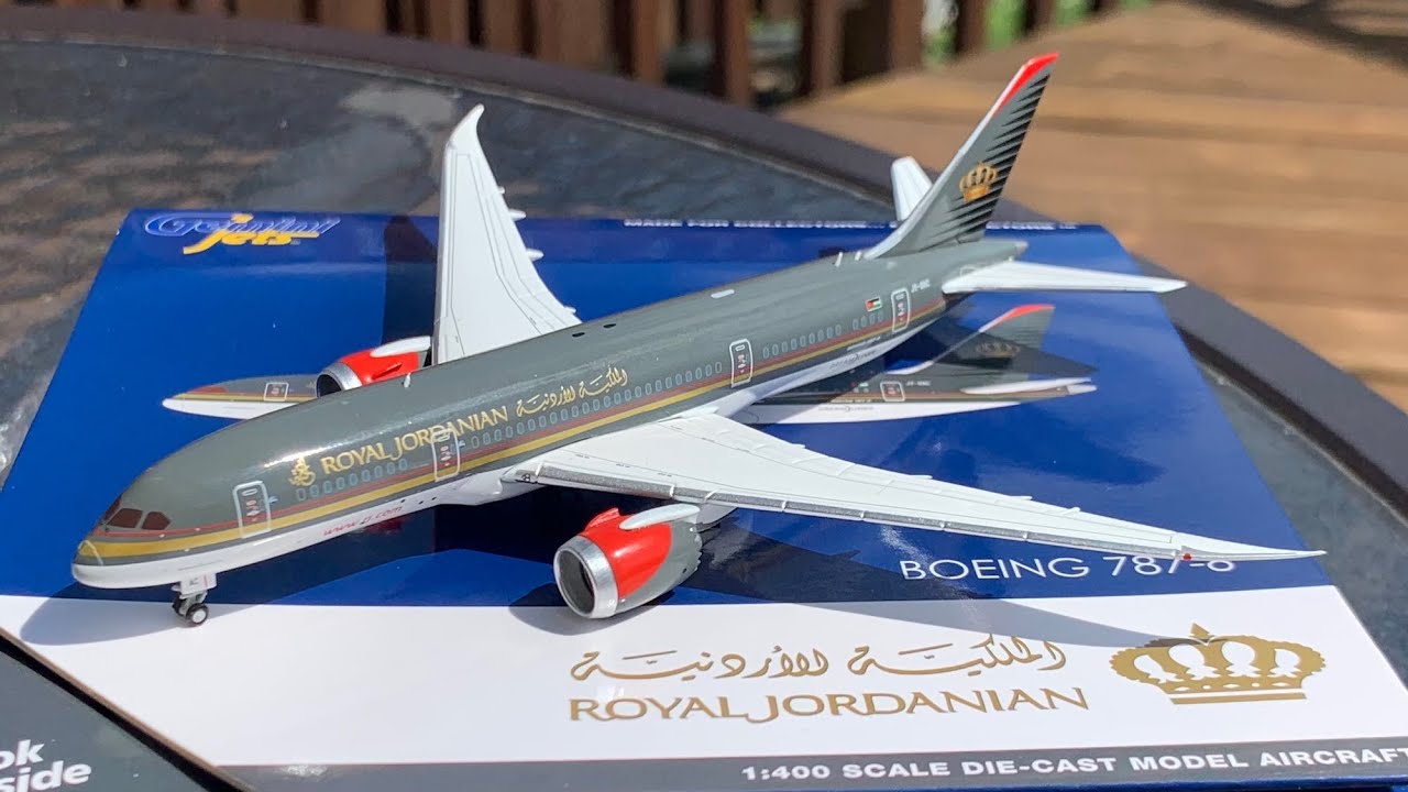 GeminiJets 1/400 Royal Jordanian 787-8 (Review #81) - YouTube
