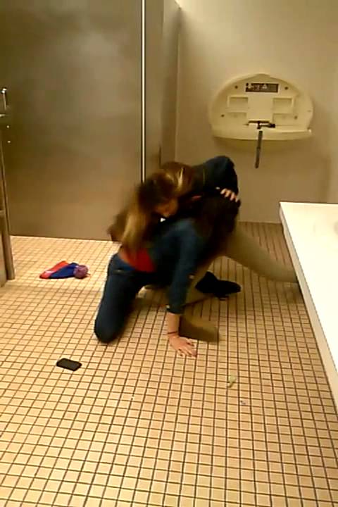 Bathroom fight.