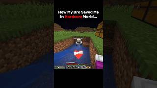 How My Bro Saved Me In Hardcore World #usa