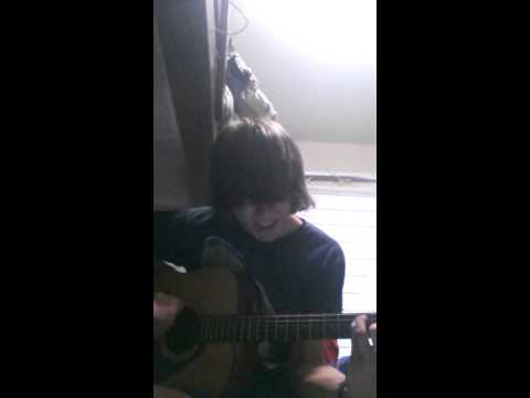 Island of the misfit boy by front porch step