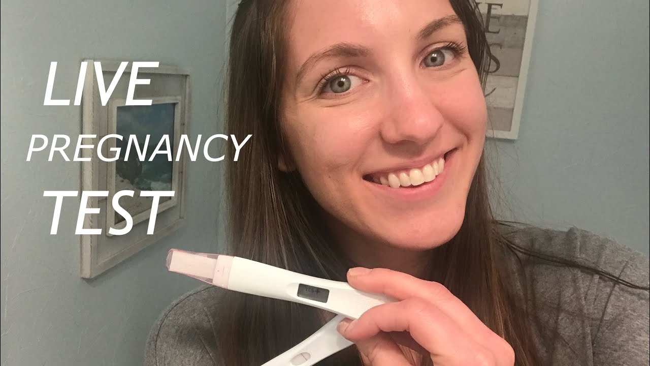 LIVE PREGNANCY TEST 6 DAYS BEFORE MISSED PERIOD TTC YouTube