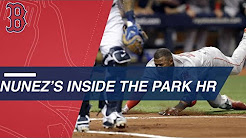 Nunez lines a two-run inside-the-park homer