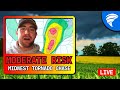 Bob menery first storm chase  midwest tornado threat