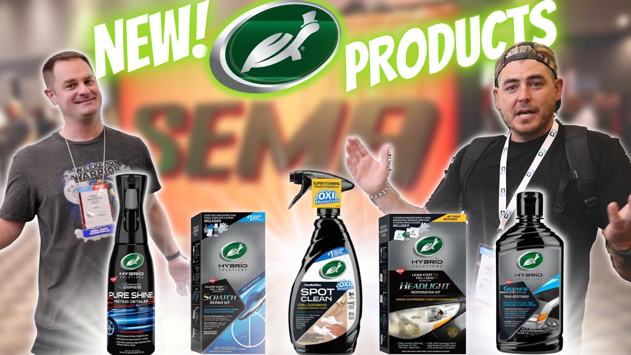 NEW PRODUCTS FROM TURTLE WAX! SEMA Day 2 ft. PAN THE ORGANIZER YouTube