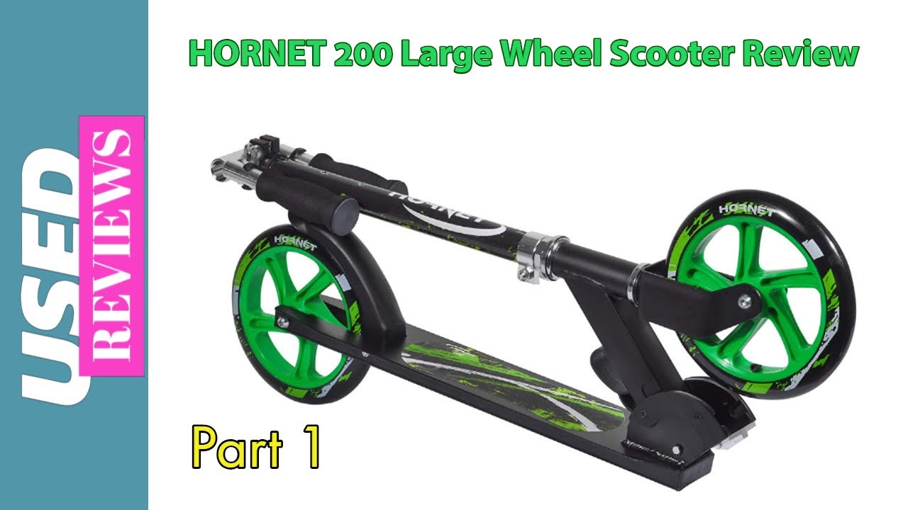 Hudora – hornet 200 – step – blauw – opklapbaar – tot 100 kg