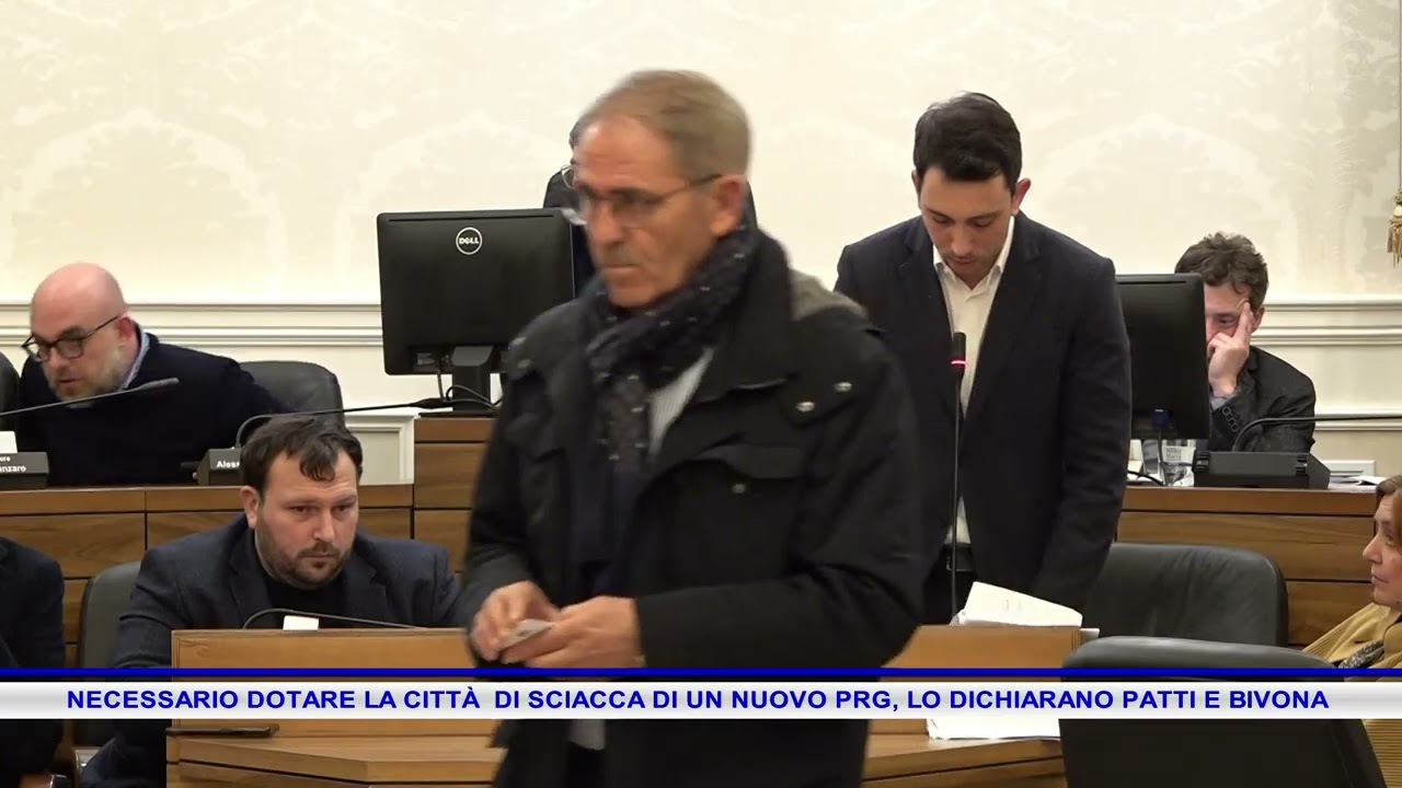 NECESSARIO DOTARE LA CITTÀ  DI SCIACCA DI UN NUOVO PRG, LO DICHIARANO PATTI E BIVONA