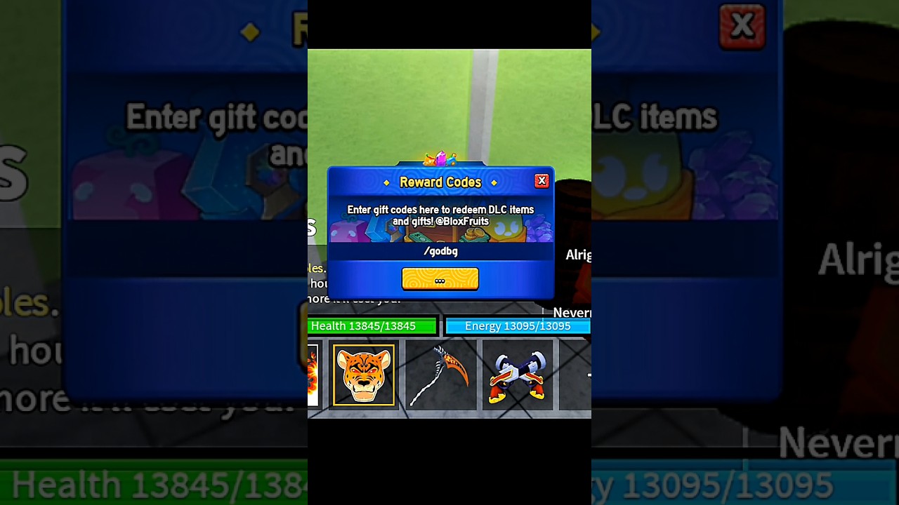 ROBLOX BLOX FRUIT SECRET CODE I GOT mythical fruit 