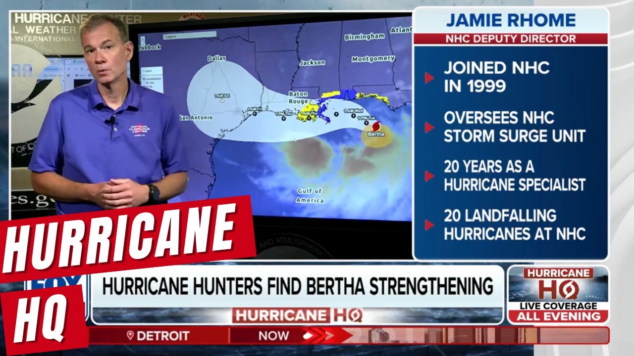 Tropical Storm Bertha Forecast: Wind and Storm Surge Impacts