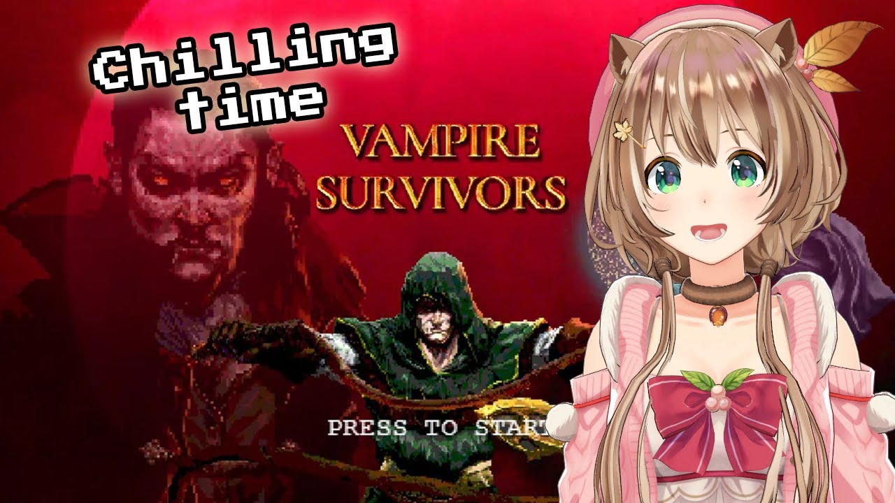 Vampire Survivors Bitrate Test With Vampire Survivor Ayunda Risu Youtube
