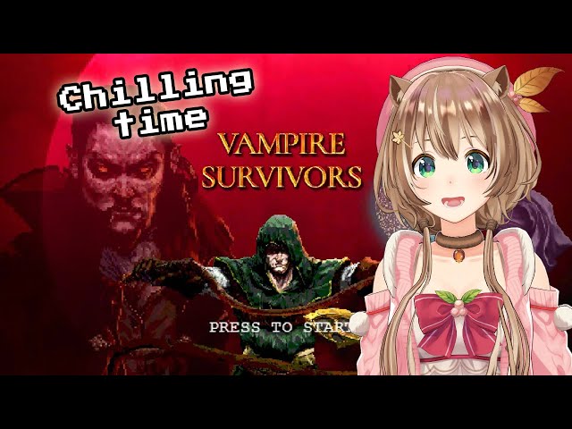 【Vampire Survivors】BITRATE TEST WITH VAMPIRE SURVIVOR !!!【Ayunda Risu】のサムネイル