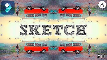 Filmora 9 | Sketch Effect Tutorial | How To Edit With Filmora #14