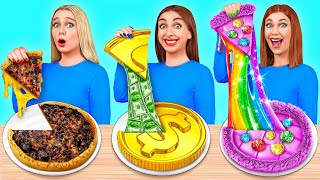 Бедная vs Богатая vs Ультра богатая еда Челлендж | Смешные челленджи от TeenDO Challenge