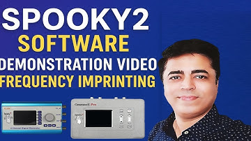 Spooky2 Software demonstration video for Frequency imprinting using Cold Laser, PEMF coil & Remote