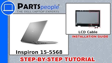 Dell Inspiron 15-5568 (P58F001) LCD Cable How-To Video Tutorial