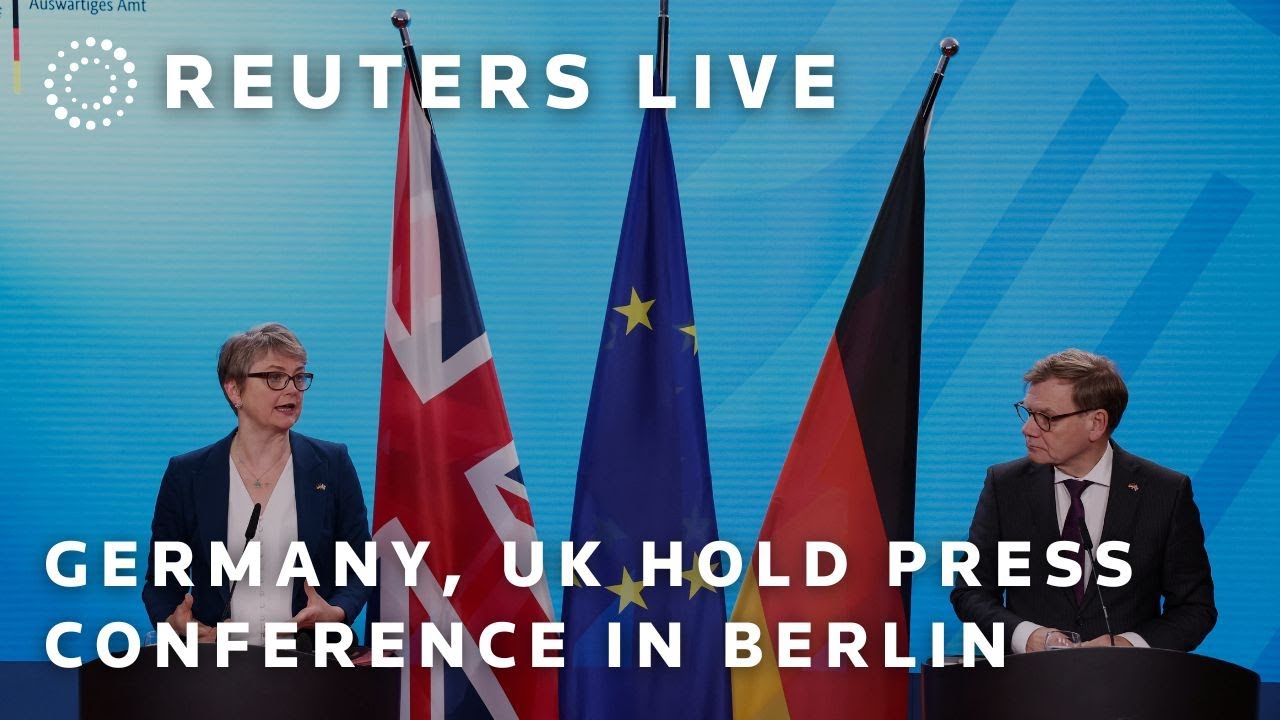LIVE: Germany, UK hold joint press conference in Berlin