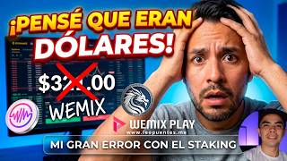El engaño del Staking Wemix/Hydra que YO mismo conté (sin querer) – Historia real sin filtros