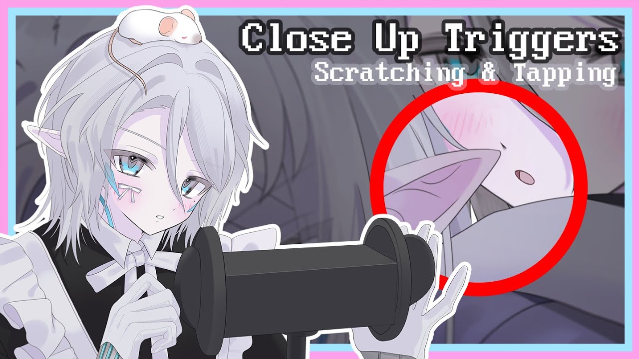 [Elf Boy ASMR] Scratchy Zero Distance Whispers | Bare Mic Scratching, Tapping, Ear to Ear Whispering