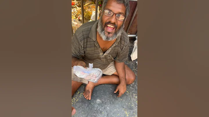 Unforgettable Hunger: Man's Desperate Plea for Food Goes Viral #viral #short #help