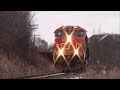 CN 100 Gevos Trails Again on CN Train 507 at Moncton, NB