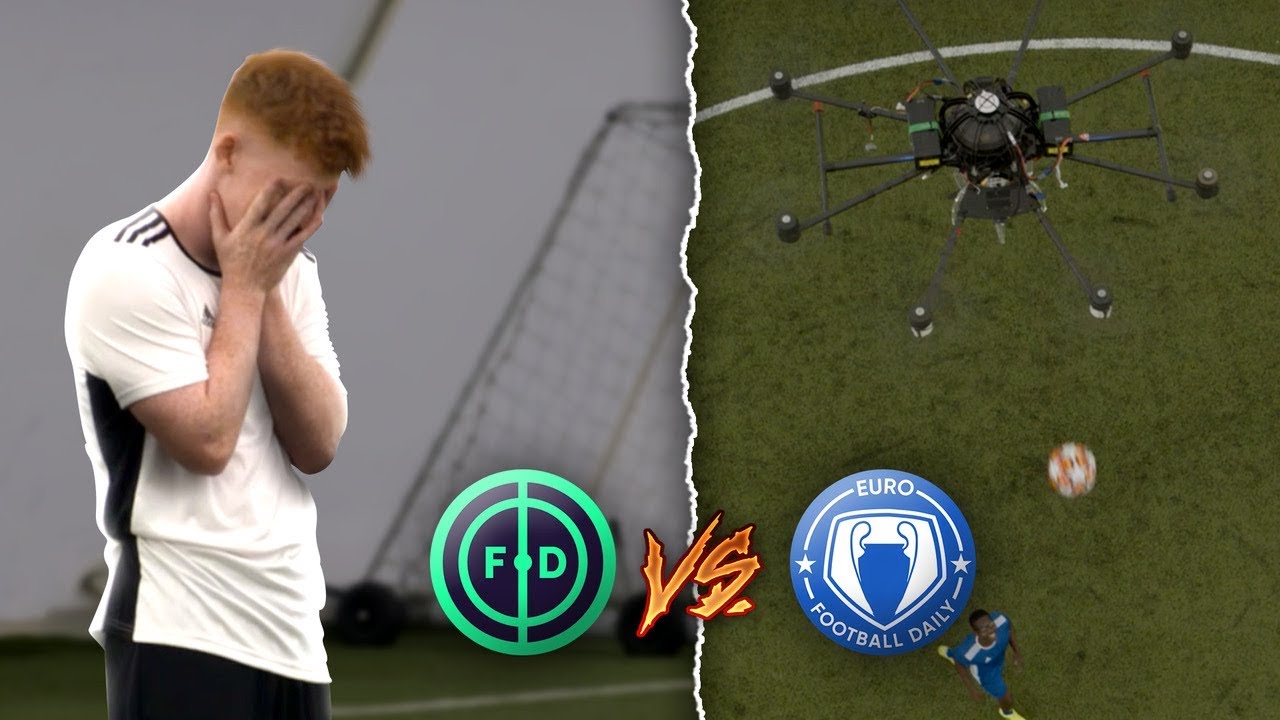 WE PLAYED FOOTBALL AGAINST A DRONE | FOOTBALL DAILY VS EURO FOOTBALL DAILY tottenham hotspur twitter