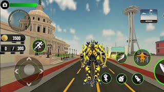 Helicopter Robot Car Transform Game 2022-Android Gameplay screenshot 4