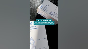 The FDA has extended the expiration dates on many COVID-19 tests: https://bit.ly/3ZDMZjI