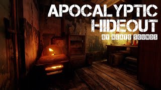The Last Hideout 🔥 Post-Apocalyptic Campfire Ambience for Sleep, Study & Relaxation | 1 Hour