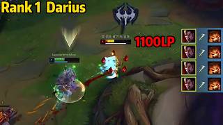 Rank 1 Darius: He Makes 1000 LP Gnar Look Like BOT!