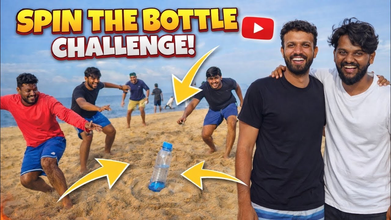 SPIN THE BOTTLE on Beach 😂🔥 | Friends Fun Game | Kabaddi Next Part 💪