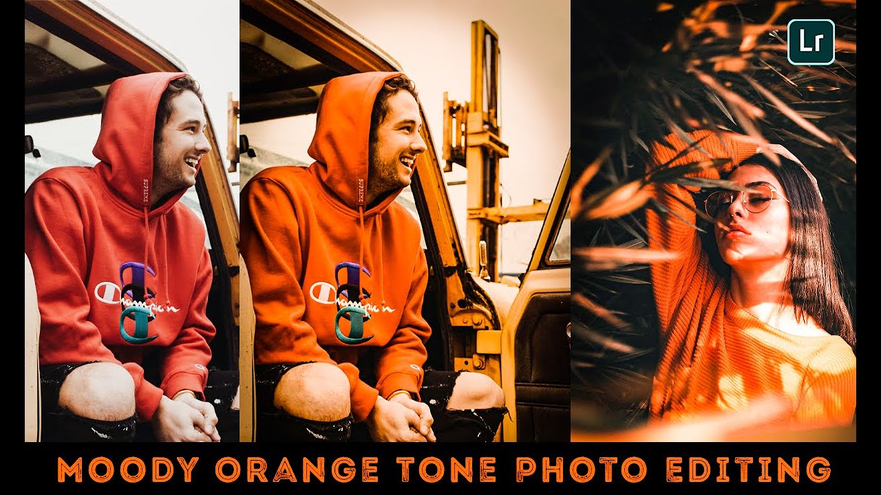 Lightroom Moody Orange Color Tone Photo Editing | Moody Orange Lightroom Tutorial