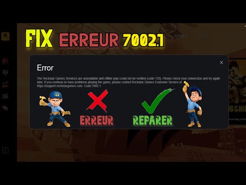 REPARER LE LAUNCHER ROCKSTAR (ERREUR 7002.1,CHARGEMENT INFINI OU CRASH)