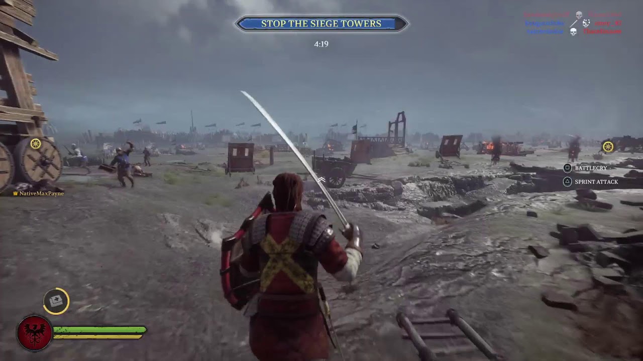 Chivalry 2 Mounted warfare Gameplay (No Commentary)