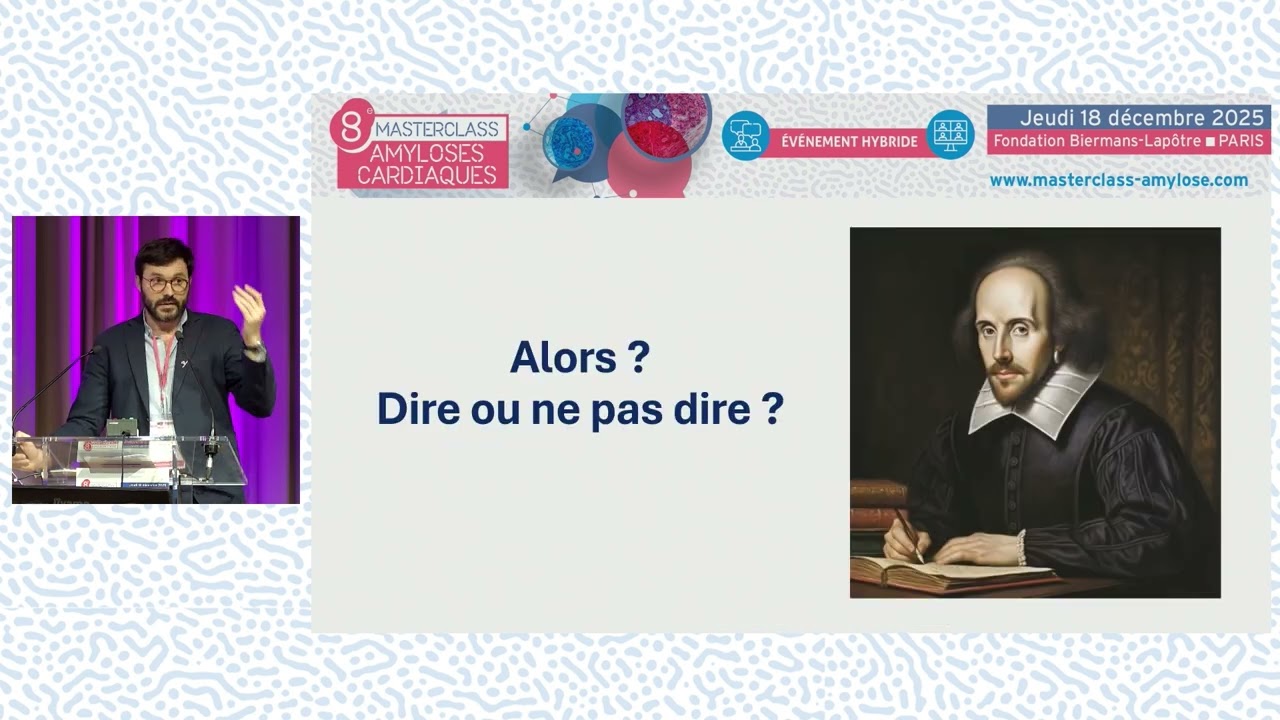 Pronostic et fin de vie dans l’amylose : enjeux humains et médicaux