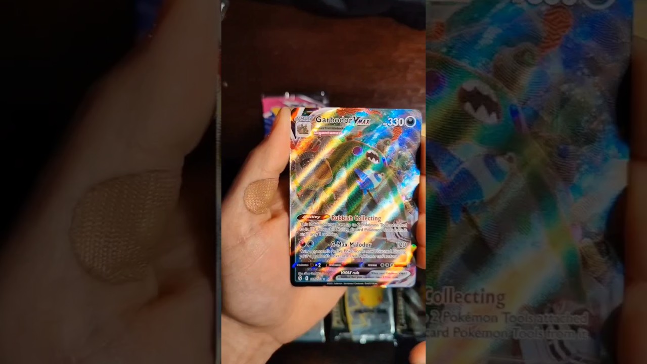 Another VMAX - this time Garbodor out of a Dark Sylveon V Box! 