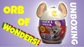 Chuck E. Orb of Wonder! Chuck E Cheese Mystery Egg Unboxing 2025 #chuckecheese #unboxing #mysteryegg