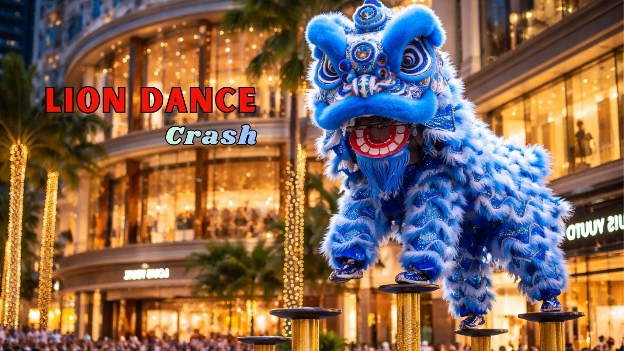 Acrobatic Lion Dance Crash || 舞獅 || Barongsai Jatuh
