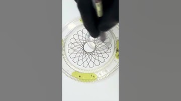 Satisfying ASMR Spiral Sounds | Relaxing Spirograph Art for Calm! #art #asmr #spirograph #shorts