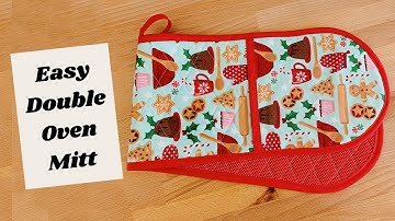 Super Easy Double Oven Mitt Pattern
