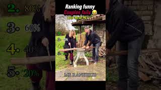 Ranking funny couple fails😂 #ranking #funny #fails #shorts