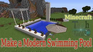 Make a Modern Swimming Pool in Minecraft | Bangla | Tutorial screenshot 5