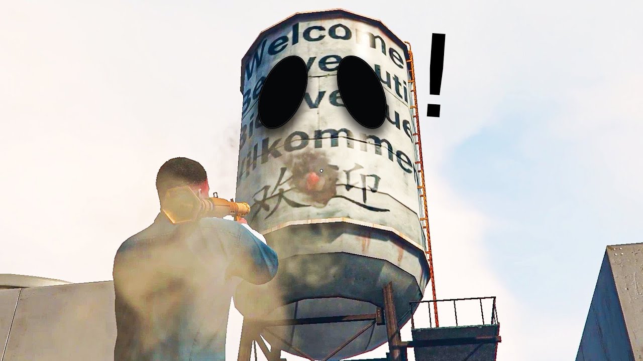 GTA 5's Ghostly Water Tower - DarkViperAU
