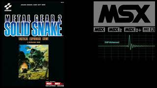 MSX Soundtrack Metal Gear 2 Track 37 Tears  Conversation Demo  Gray Fox   DSP Enhanced