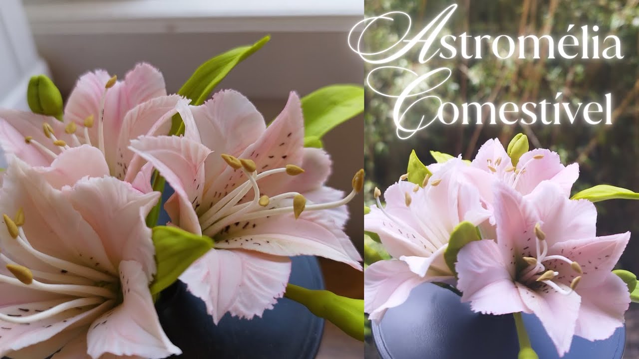 ASTROMÉLIA PERFEITA COMESTÍVEL sem molde e sem arame