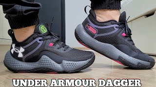 Review Tênis Under Armour Dagger Preto | Demonstração No Pé | On Feet