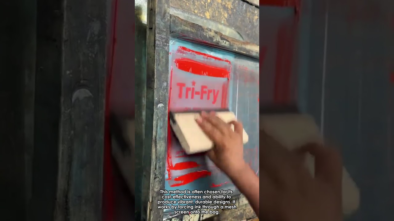 Silk Screen Printing Plastic Bags