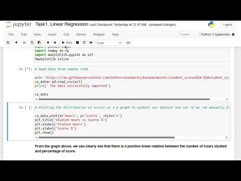 Task1  Linear Regression