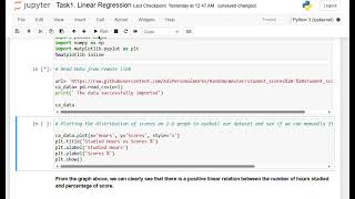 Task1  Linear Regression