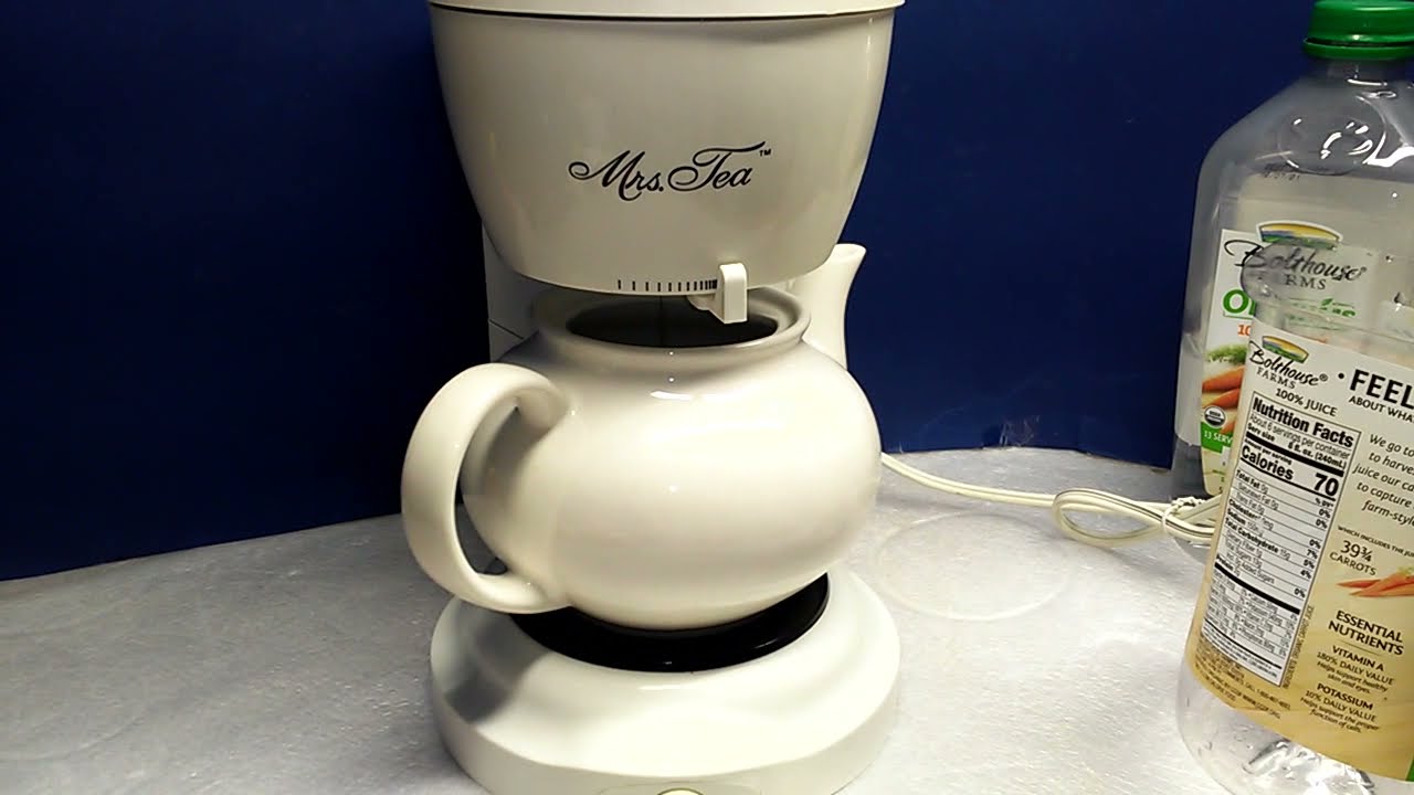 Mr. Coffee Hot Tea Maker and Kettle, White 