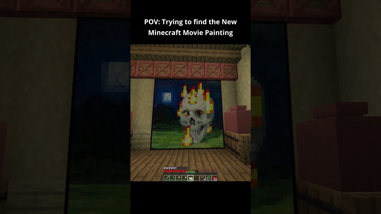 At The End  - New  DENNIS or Good Boi  Painting!  (Minecraft Movie)